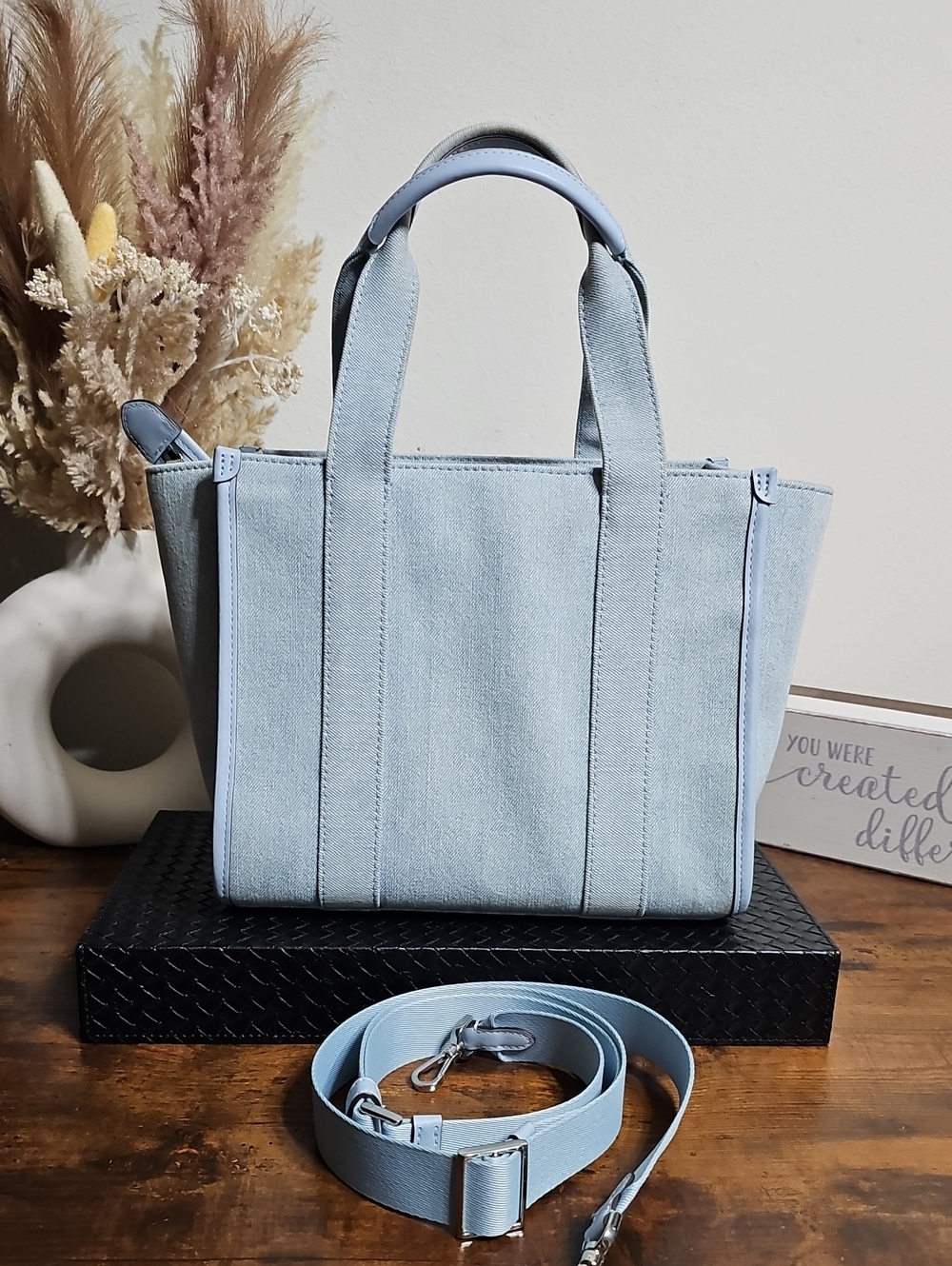 Kate Spade Small Kip Canvas Tote with Detachable Strap - Picture 2 of 9